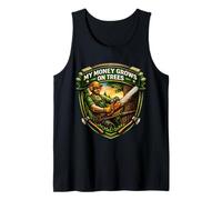 Mi Dinero Crece en los árboles Divertido Arborista Cirujano Trepador de árboles Camiseta sin Mangas
