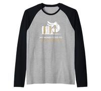 Mi Dinero Va A Heno Y Tack Ecuestre Mamá Camiseta Manga Raglan