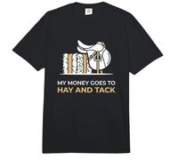 Mi Dinero Va A Heno Y Tack Ecuestre Mamá Comfort Colors Adult Heavyweight T-Shirt