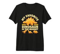 Mi Dinosaurio Favorito es el Nugget - Funny Food Dino Nuggets Camiseta Premium