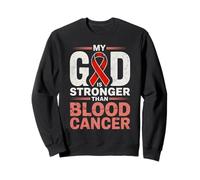 Mi Dios es más Fuerte Que el cáncer de Sangre Religioso Sudadera