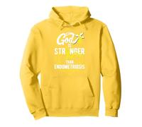 Mi Dios es más Fuerte Que el Cristiano Guerrero de la Sudadera con Capucha