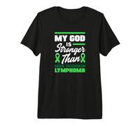 Mi Dios es más Fuerte Que la Conciencia del Linfoma no Hodgkin Camiseta Premium