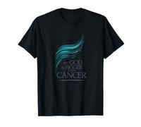Mi Dios es Más Grande Que El Cáncer Abstracto Fuerza Espiritual Camiseta