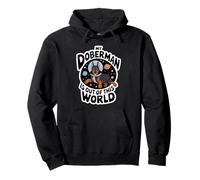 Mi Doberman está fuera de este mundo Niños Doberman Sudadera con Capucha