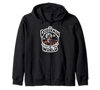 Mi Doberman está fuera de este mundo Niños Doberman Sudadera con Capucha