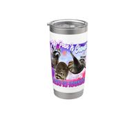 Mi dolor es crónico pero mi culo es icónico Opossums Vaso térmico de acero inoxidable de doble pared