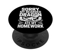 ¡Mi dragón Barbudo se comió mi Tarea! Amante del dragón Barbudo PopSockets PopGrip Adhesivo