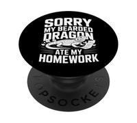 ¡Mi dragón Barbudo se comió mi Tarea! Amante del dragón Barbudo PopSockets PopGrip Adhesivo