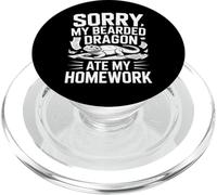 ¡Mi dragón Barbudo se comió mi Tarea! Amante del dragón Barbudo PopSockets PopGrip para MagSafe