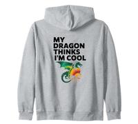 Mi dragón Piensa Que Soy Genial, Linda Mascota de fantasía Sudadera con Capucha