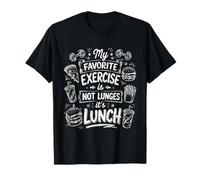 Mi Ejercicio Favorito es la Comida Humor Gym Camiseta