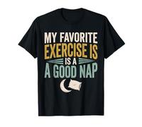 Mi Ejercicio Favorito es una Buena Siesta Funny Sarcastic Camiseta
