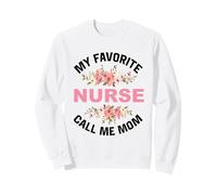 Mi Enfermera Favorita Llámame mamá Enfermera Cuidado Mamá Sudadera