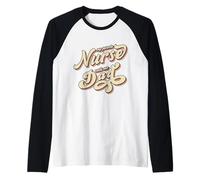 Mi enfermera favorita me llama papá Día del Padre Camiseta Manga Raglan