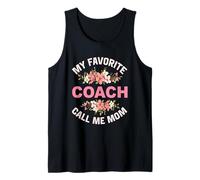 Mi Entrenador Favorito Llámame mamá Trainer Fitness Trainer Camiseta sin Mangas