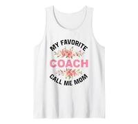 Mi Entrenador Favorito Llámame mamá Trainer Fitness Trainer Camiseta sin Mangas
