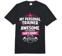 Mi Entrenador Personal es increíble Pero no Puedo Contar, Gimnasio Mujeres Comfort Colors Adult Heavyweight T-Shirt