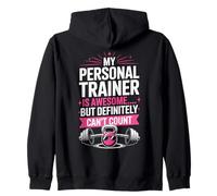 Mi Entrenador Personal es increíble Pero no Puedo Contar, Humor en el Gimnasio Sudadera con Capucha