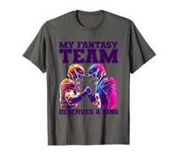 Mi equipo de fantasía merece un disfraz de anillo para niños y niñas Camiseta