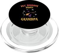 Mi Escoba Se Rompió Abuelo Bruja Retro Humor Halloween PopSockets PopGrip para MagSafe