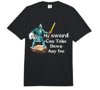 Mi Espada Puede acabar con Cualquier Enemigo Medieval Jousting REN Faire Comfort Colors Adult Heavyweight T-Shirt