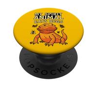 Mi espíritu animal come insectos dragón barbudo PopSockets PopGrip Adhesivo