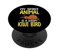 Mi espíritu Animal es un sueño Kiwi pájaro Linda Naturaleza PopSockets PopGrip Adhesivo