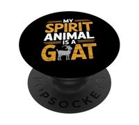 Mi espíritu animal es una cabra - Lindo & Amor animal divertido PopSockets PopGrip Adhesivo