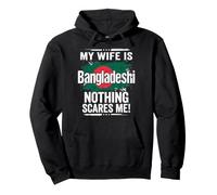 Mi Esposa es bangladesí Nada me Asusta Sudadera con Capucha