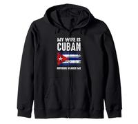 Mi Esposa Es Cubana Nada Asustarme Vintage Freedom Free Cuba Sudadera con Capucha