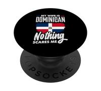 Mi Esposa es Dominicana Nada me Asusta PopSockets PopGrip Adhesivo