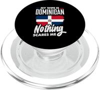 Mi Esposa es Dominicana Nada me Asusta PopSockets PopGrip para MagSafe