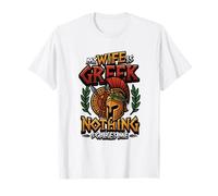Mi Esposa Es Griega Nada Me Asusta Esposa Griega Camiseta