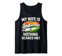 Mi Esposa es India Nada me Asusta Camiseta sin Mangas
