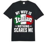 Mi Esposa es Italiana Nada me Asusta Comfort Colors Adult Heavyweight T-Shirt
