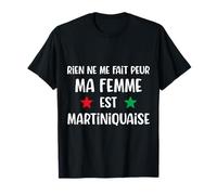 Mi Esposa es martinicana Regalo Pareja Hombre Humor Navidad Camiseta