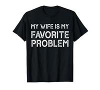 Mi Esposa es mi Problema Favorito Marido Divertido Camiseta