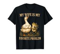 Mi Esposa es mi Problema Favorito Pareja Casada Camiseta