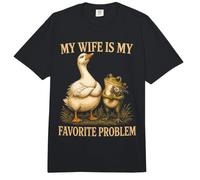 Mi Esposa es mi Problema Favorito Pareja Casada Comfort Colors Adult Heavyweight T-Shirt