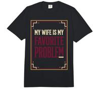 Mi Esposa es mi Problema Favorito Pareja Casada Divertida Comfort Colors Adult Heavyweight T-Shirt