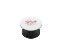 Mi Esposa es mi Problema Favorito Retro Vintage Divertido Marido PopSockets PopGrip Adhesivo