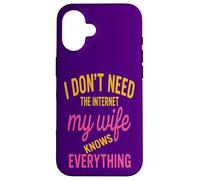 Mi Esposa - Esposa Humor Pareja Cita Matrimonio Carcasa para iPhone 16