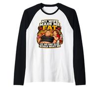 Mi Esposa me engordó para Que Nadie más me querría Camiseta Manga Raglan