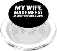 Mi Esposa me Hizo Gordo Marido Divertido sarcástico Diciendo Humor PopSockets PopGrip para MagSafe