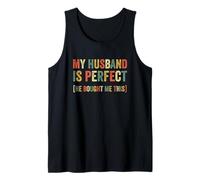 Mi Esposo Boda Divertida Esposa Matrimonio sarcástico Camiseta sin Mangas