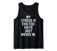 mi estrés es desalojado fe Acaba de moverse en Inspiración Camiseta sin Mangas