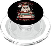 Mi estrés navideño es crónico, Pero Este Libro es icónico PopSockets PopGrip para MagSafe