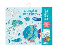 Auzou-Mi Estuche de Artista: Maravillosos Peces, Multicolor (XOU-9500821)