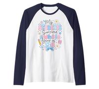 Mi Estudiante sobrevivió Todo el año de mí Maestro de Escuela del último día Camiseta Manga Raglan